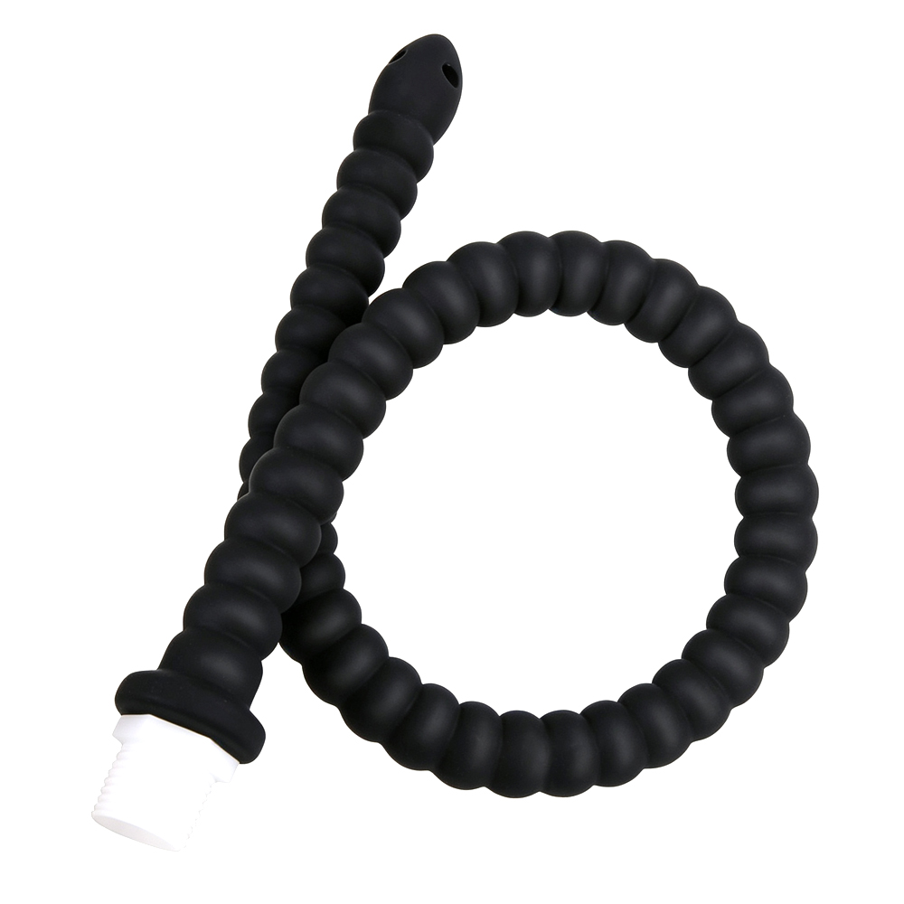 Silicone Tap Washer - 長めの肛門洗浄用チューブ、シリコン製浣腸用具、肛門洗浄用ノズル/シャワー/クリーニング用ノズル、蛇口に取り付け可能、深部洗浄用肛門プラグ