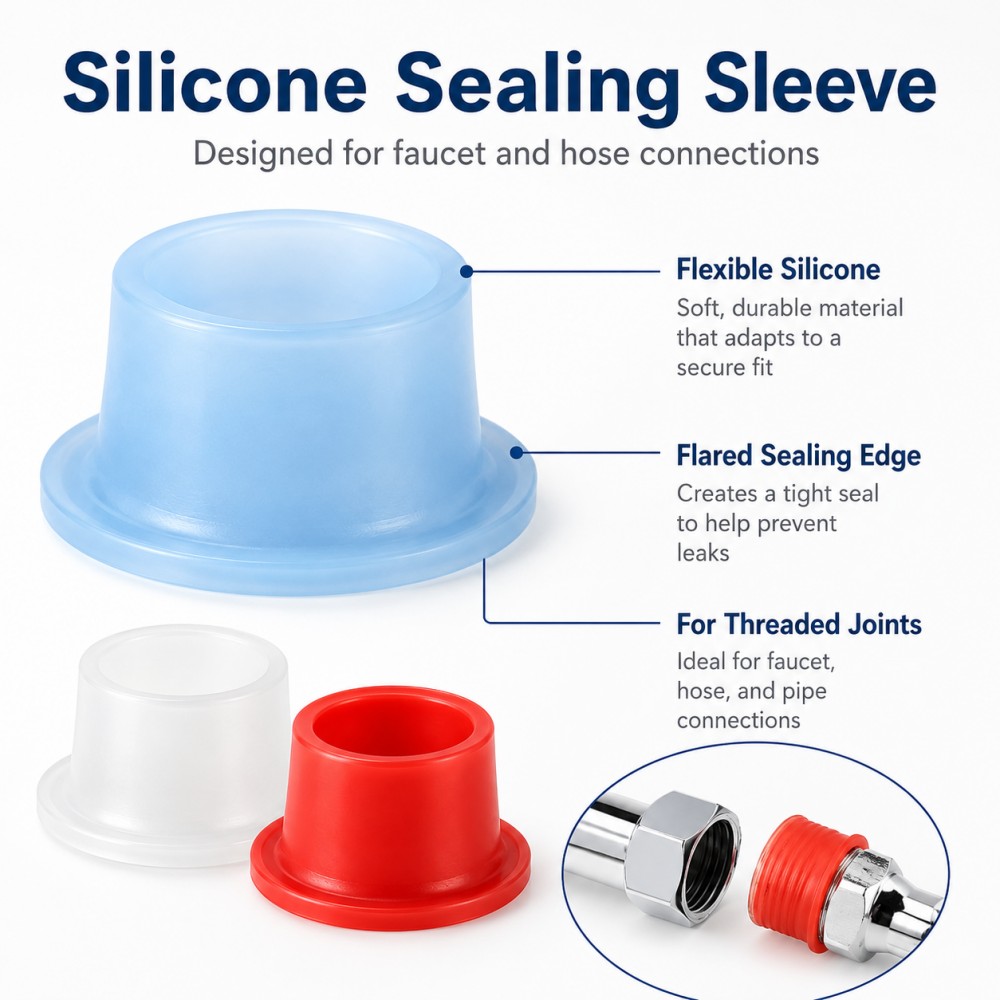 蛇口ネジシールスリーブシリコンワッシャーシャワーホースコネク - Silicone Tap Washer のレビューと価格