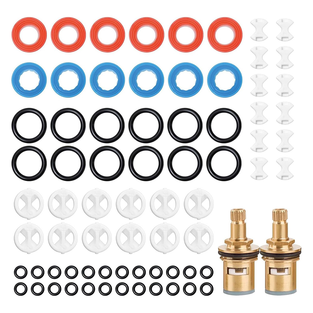 標準的な家庭用蛇口に対応する、72個の蛇口用ワッシャーとシリ - Silicone Tap Washer のレビューと価格