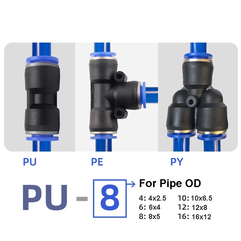 空気圧継手継手クイックコネクタ空気水ホースチューブコネクタプ - Compression Fitting Brass のレビューと価格