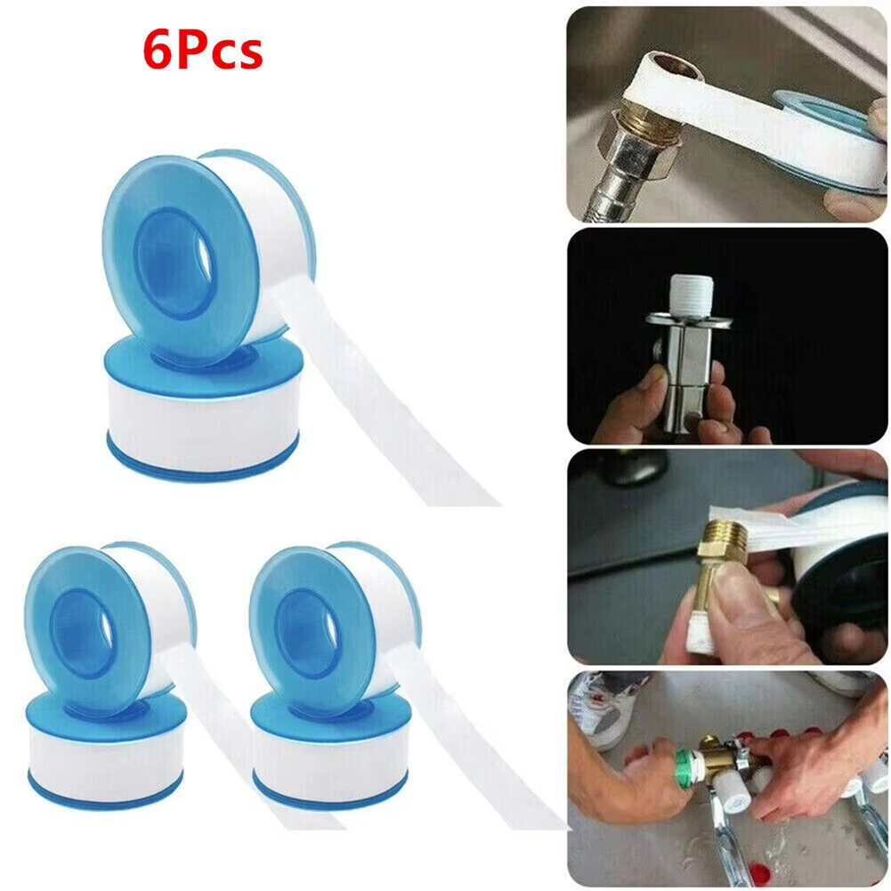 6 個 PTFE 白ネジシールテープ粘着配管工シールテープ継 - Ptfe Tape Thread のレビューと価格